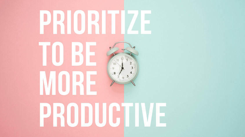 Prioritize tasks