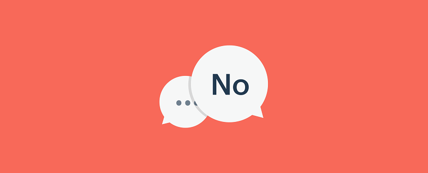 Learn to say ‘No’